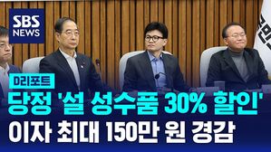 [D리포트] 고위 당정 협의회 개최 "설 물가 작년 수준 이하로"