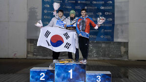 2024 아이스클라이밍 월드컵 권영혜 &middot; 신운선, 동반 금메달