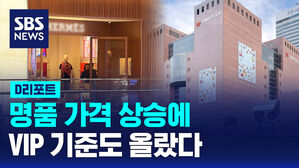 [D리포트] 명품 가격 상승이 백화점 VIP 기준 올렸다?