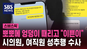 [스브스픽] 뽀뽀에 엉덩이 때리고 "이쁜이"&hellip;시의원, 여직원 성추행 수사