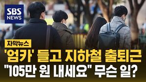 [자막뉴스] '엄카' 들고 지하철 출퇴근&hellip;"105만 원 내세요" 무슨 일?