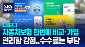 [D리포트] 오늘부터 자동차보험도 한 번에 비교 &middot; 가입