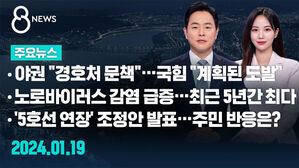 [8뉴스 예고] 야권 "경호처 문책"&hellip;국민의힘 "계획된 도발" 등