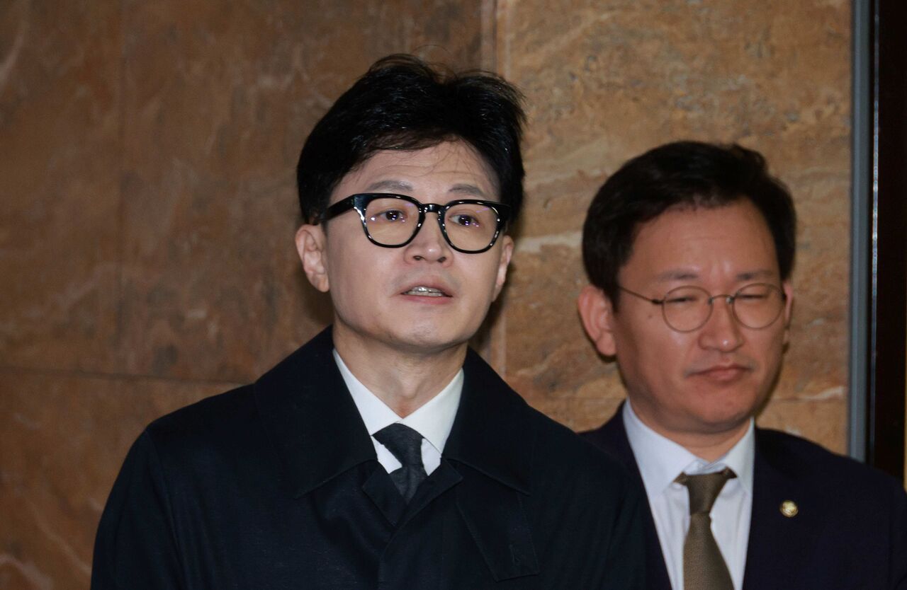 스프 이브닝브리핑 한동훈 출근 (사진=연합뉴스)