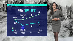 [날씨] 내일 한파 절정&hellip;서울 아침 영하 14도까지 '뚝'