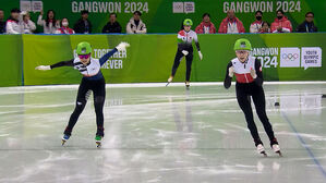 "막판 스퍼트"&hellip;강민지, 쇼트트랙 500m 은메달
