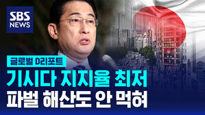 [글로벌D리포트] 기시다 지지율 최저&hellip;파벌 해산도 안 먹혀
