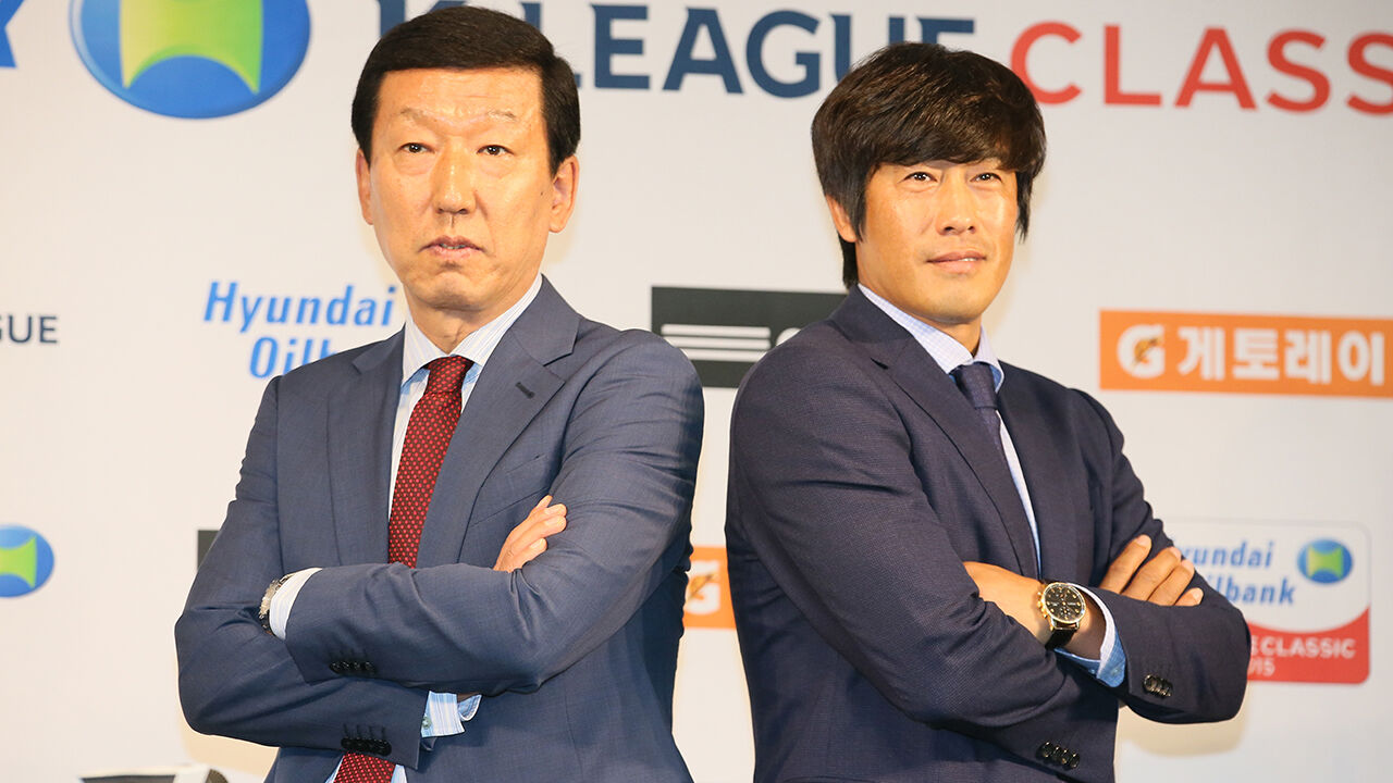 최강희 감독(왼쪽)과 서정원 감독 (사진=연합뉴스)