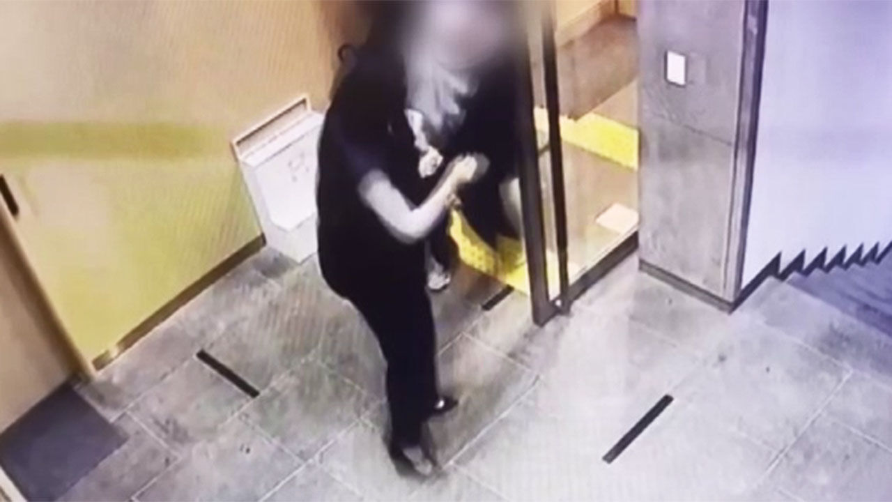 배현진 의원실, 피습 당시 CCTV 공개