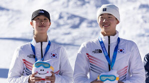 한국, 프리스타일스키 모굴 혼성팀 은메달