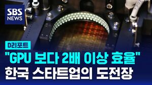 [D리포트] 한국 스타트업들의 도전장.."GPU보다 2배 이상 효율"