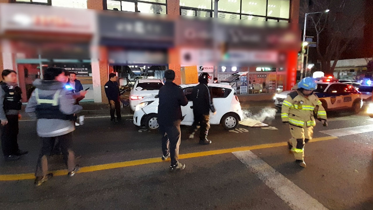 음주운전 사고 내고 식당 돌진, 음주측정 거부한 20대 여성 검거