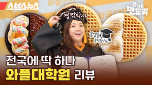 스브스뉴스 갓 나온 맛도리 전국에 딱 하나 와플대학원 리뷰