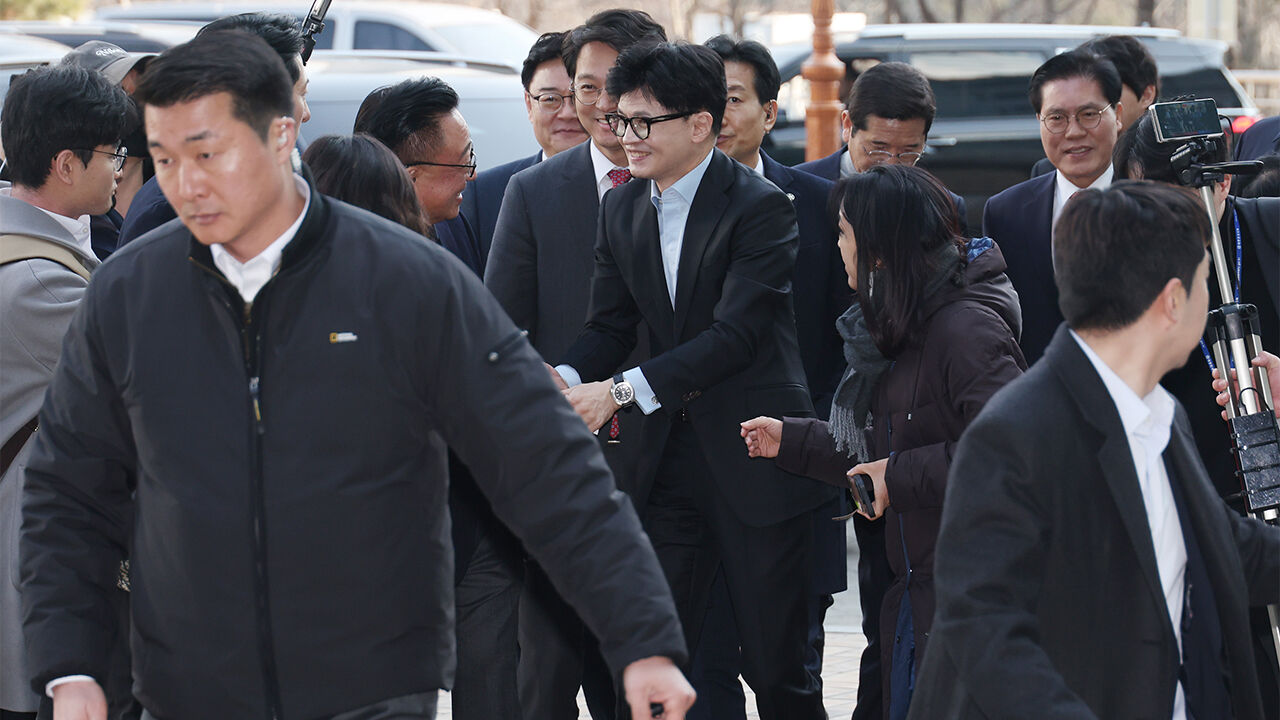 '정치인 테러 대비' 강화된 경호 한동훈 비대위원장 (사진=연합뉴스)