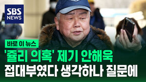 [바로이뉴스] '쥴리 의혹' 제기 안해욱&hellip;접대부였다고 생각하냐 질문에
