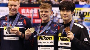 영국 리처즈&middot;딘 200m 결장&hellip;황선우, 세계수영 첫 우승 가능성 커져