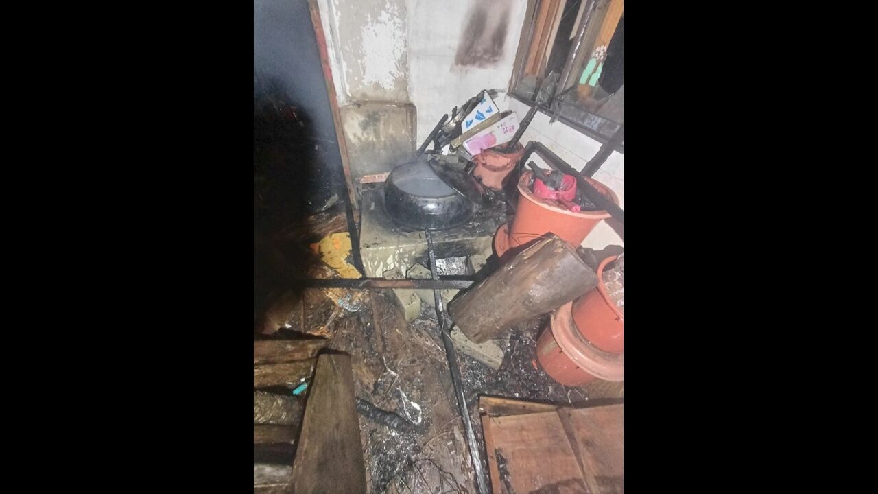 충남 태안 빈집서 불 (사진=태안소방서 제공)