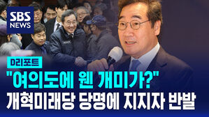 "여의도에 웬 개미가?" 개혁미래당 당명에 지지자 반발