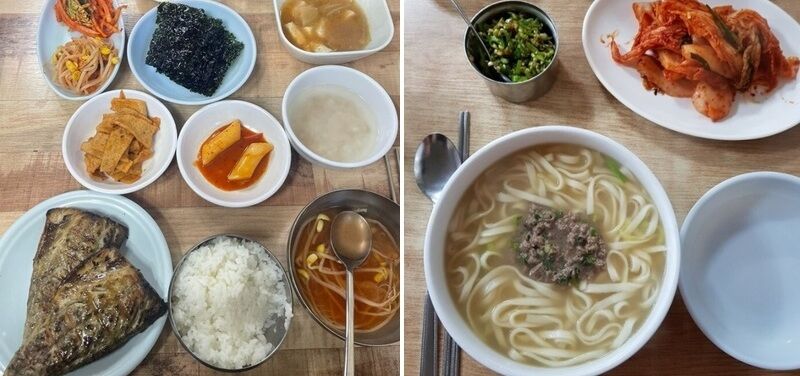 군인들 대신 밥값을 계산하고 떠난 시민들. 