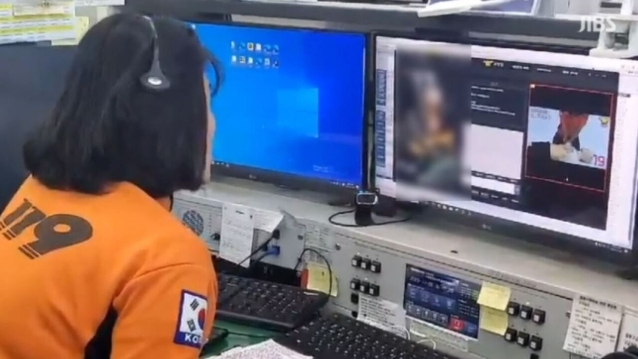영상통화로 응급처치 지도해 심정지 환자 살린 제주 소방(사진= 제주소방안전본부 제공, JIBS 보도화면 캡처)？