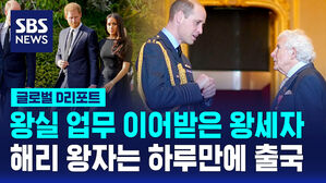 [글로벌D리포트] 윌리엄 왕세자, 왕실 업무 전면에 등장