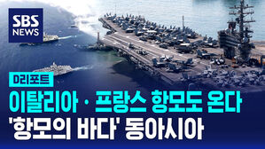 [D리포트] 이탈리아 &middot; 프랑스 항모도&hellip;'항모의 바다' 동아시아