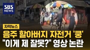 [자막뉴스] 음주 할아버지 자전거 '쿵'&hellip;"이게 제 잘못?" 영상 논란