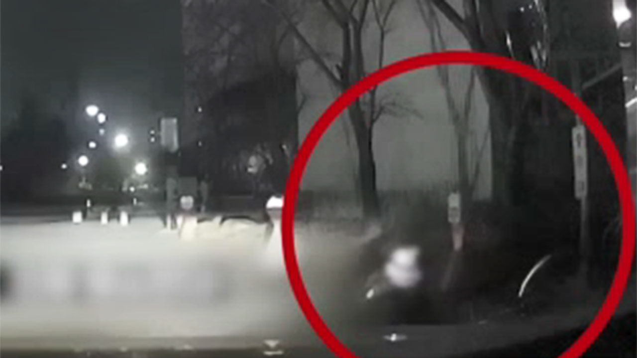 자동차와 부딪히지도 않았는데 대인 보험 접수를 요구한 남성