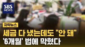 [자막뉴스] 세금 다 냈는데도 "안 돼"&hellip;'6개월' 법에 막혔다