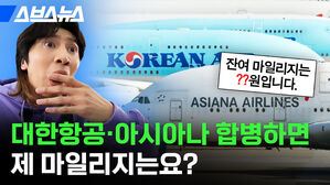 스브스뉴스 잔여 마일리지는 ??원입니다. 대한항공 아시아나 합병하면 제 마일리지는요?