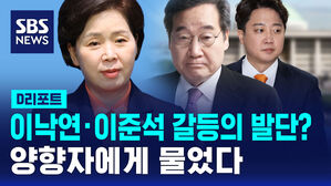 [D리포트] 이낙연&middot;이준석 갈등의 발단? 양향자에 물었다 / 혼돈의 3지대① - 양향자편