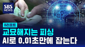 [D리포트] 교묘해지는 피싱, AI로 0.01초 만에 잡는다
