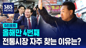 [D리포트] 윤석열 대통령, 전통시장 자주 찾는 이유는?