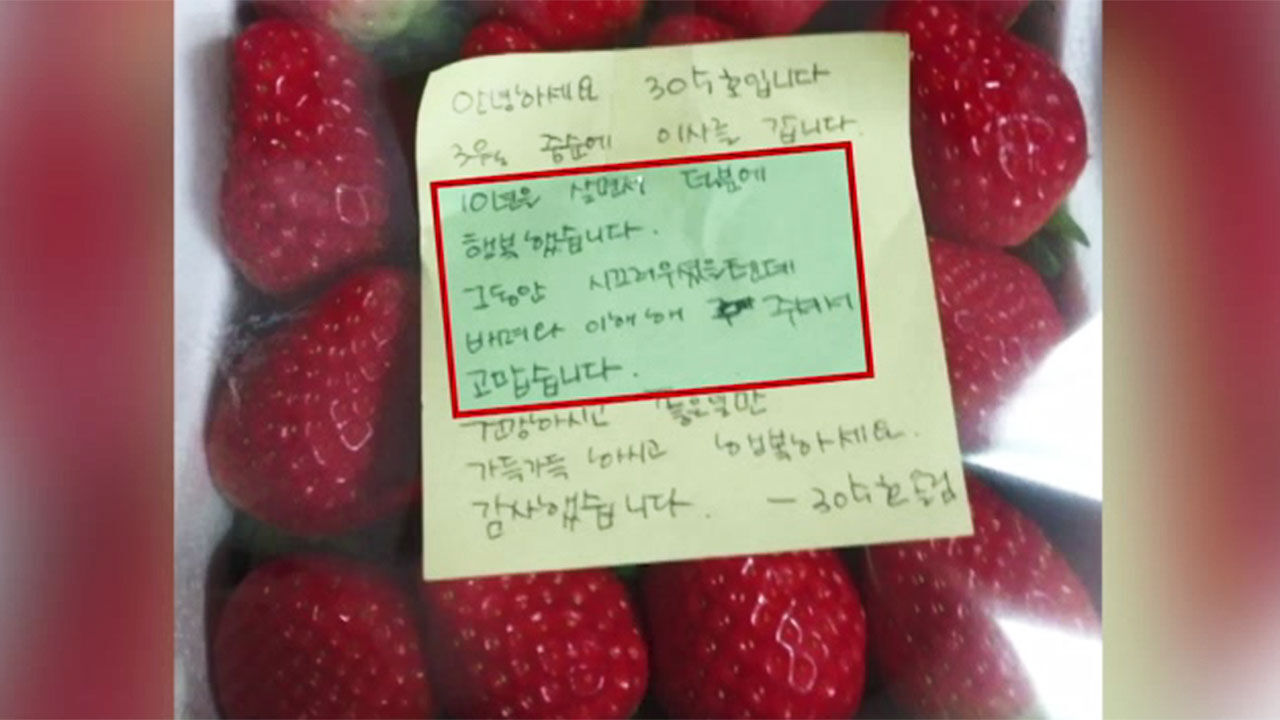 이사 가는 윗집이 남긴 선물
