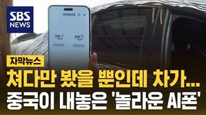 [자막뉴스] 그냥 쳐다만 봤는데 움직인 차&hellip;중국 AI 기술에 '깜짝'