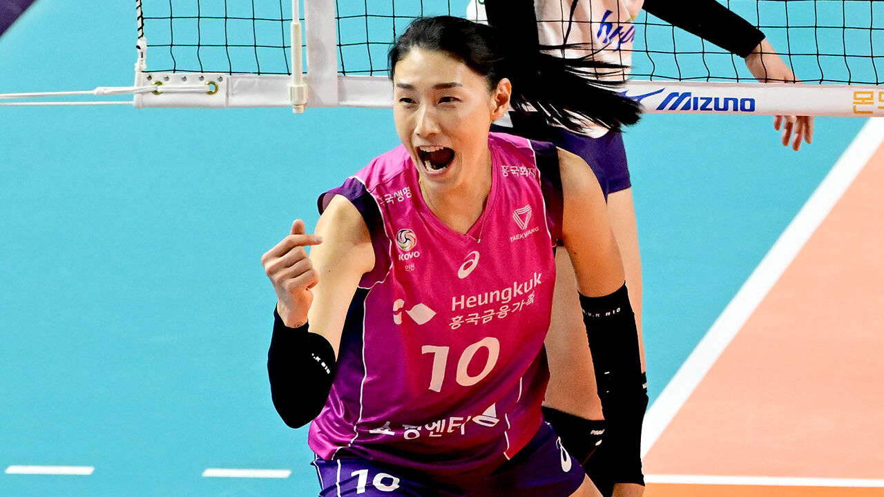 김연경의 하트 세리머니 (사진=한국배구연맹 제공, 연합뉴스)