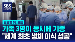[글로벌D리포트] 세계 첫 생체 간&middot;폐 이식 성공