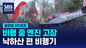 [글로벌D리포트] 비행 중 엔진 고장&hellip;낙하산 편 비행기