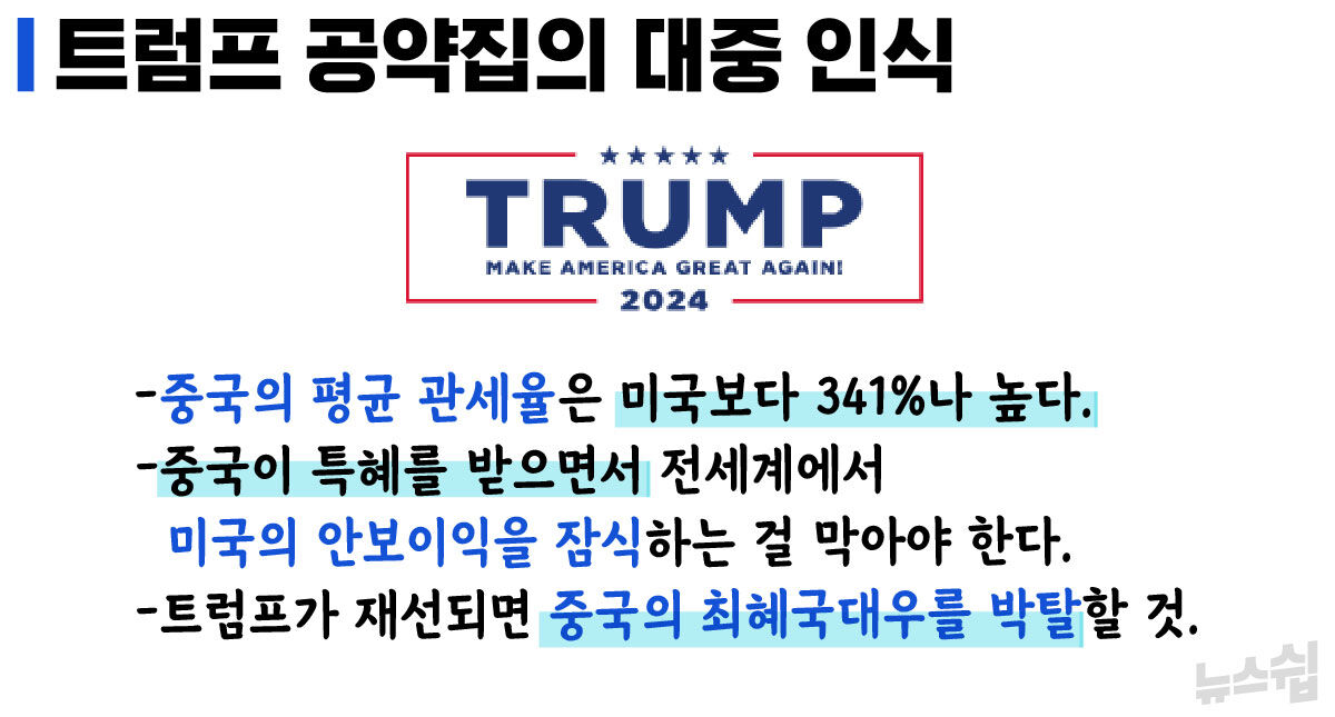[뉴스쉽] 60% 관세? 대만 양보? 트럼프 재집권하면 미중 관계는