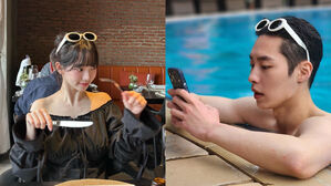 [SBS Star] KARINA ♥ Lee Jae Wook Spotted Wearing Matching Sunglasses