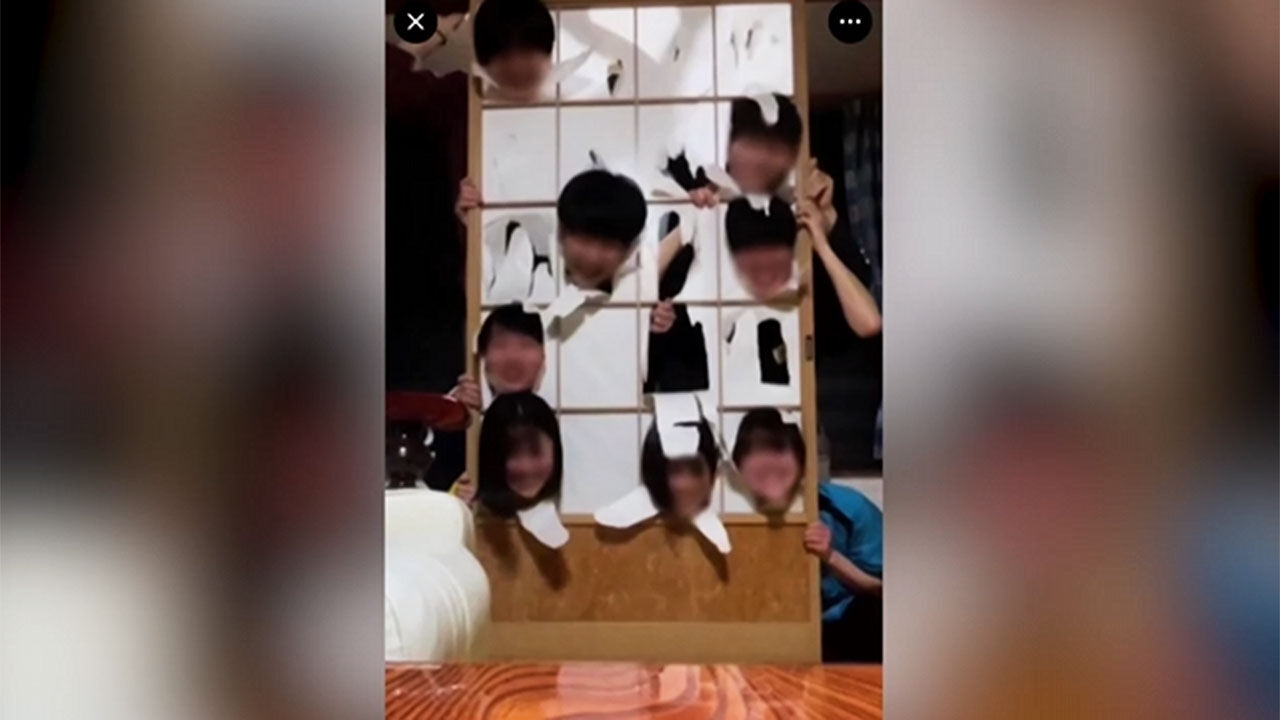 일본 명문대생들 난동