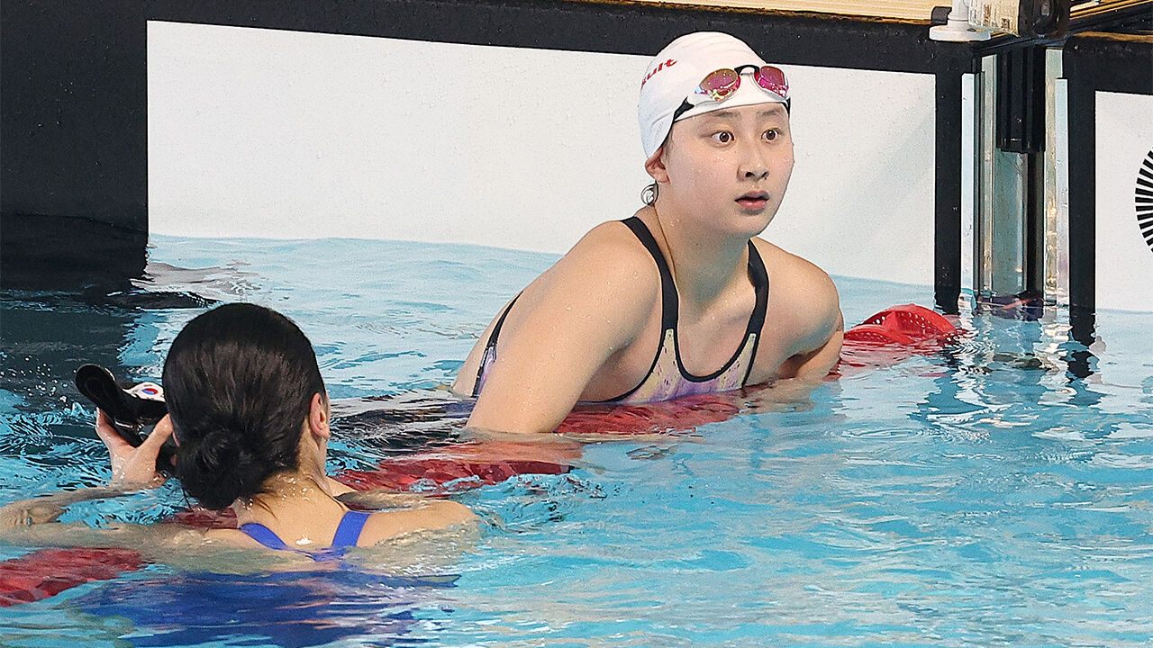 김승원, 수영 여자 배영 50m 한국 신기록 (사진=연합뉴스)