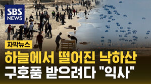 [자막뉴스] 구호품 받으러 바다에 뛰어들어 "12명 익사"&hellip;굶주린 가자지구