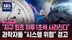 "지구 최초 하루 1초씩 사라진다" 과학자들 "시스템 위협" 경고