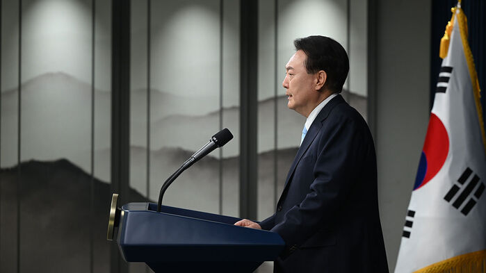 의료 개혁 관련 대국민 담화하는 윤석열 대통령 (사진=대통령실 제공, 연합뉴스)