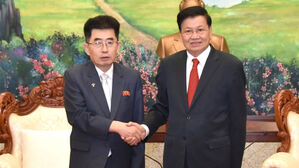 북한 노동당 국제부장 라오스 방문 종료&hellip;3개국 순방 마무리
