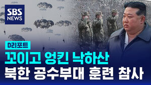 [D리포트] 꼬이고 엉킨 낙하산&hellip;북한 공수부대 훈련 참사