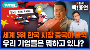 vmg 귀에빡종원 세계5위 한국 시장 중국이 꿀꺽 우리 기업들은 뭐하고 있나?