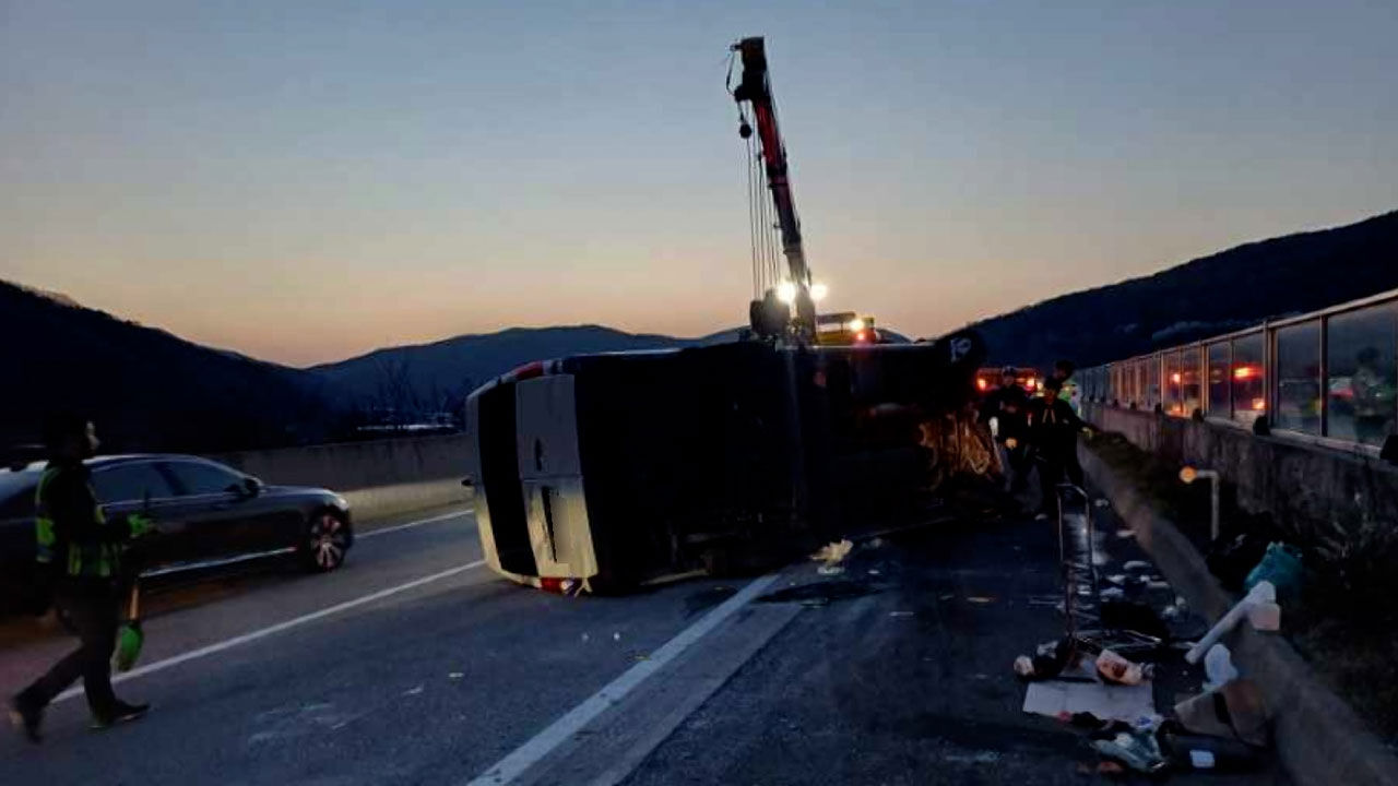대구 군위군 효령면 상주영천고속도로 교통 사고