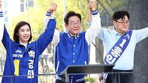 이재명, '서울 험지' 강남행&hellip;'심판론' 수위 조절